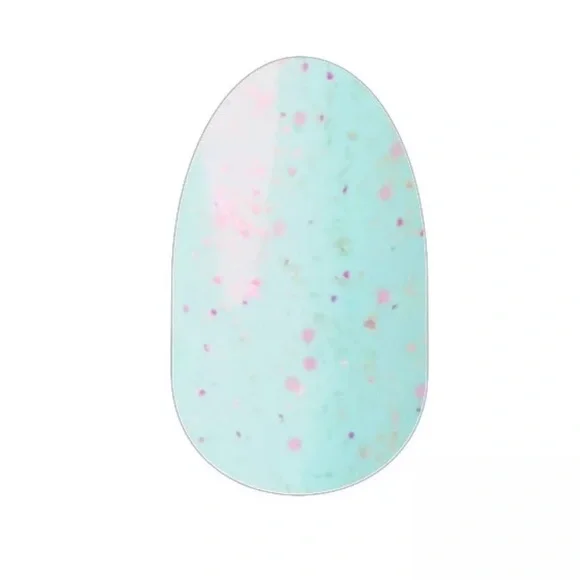 *Exclusive* Color Street: River Fairy | Turquoise Glitter Pastel Spring Summer - Picture 10 of 11